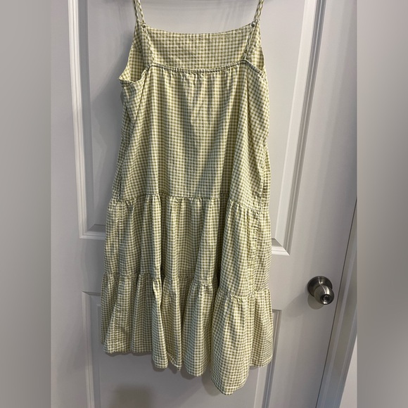 Carly Jean Los Angeles tiered gingham dress, size L - Picture 4 of 8
